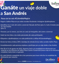 Ofertas de Concurso Colombia Mágica de Salitre para Ganar un viaje a San Andrés