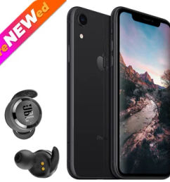 Ofertas de iPhone XR Negro de 128GB + Audífonos inalámbricos JBL T280WS Plus (Regalo)