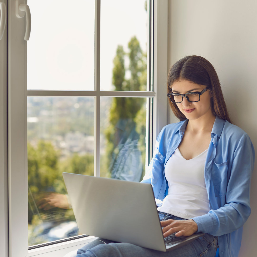 lady in a remote work Singapore