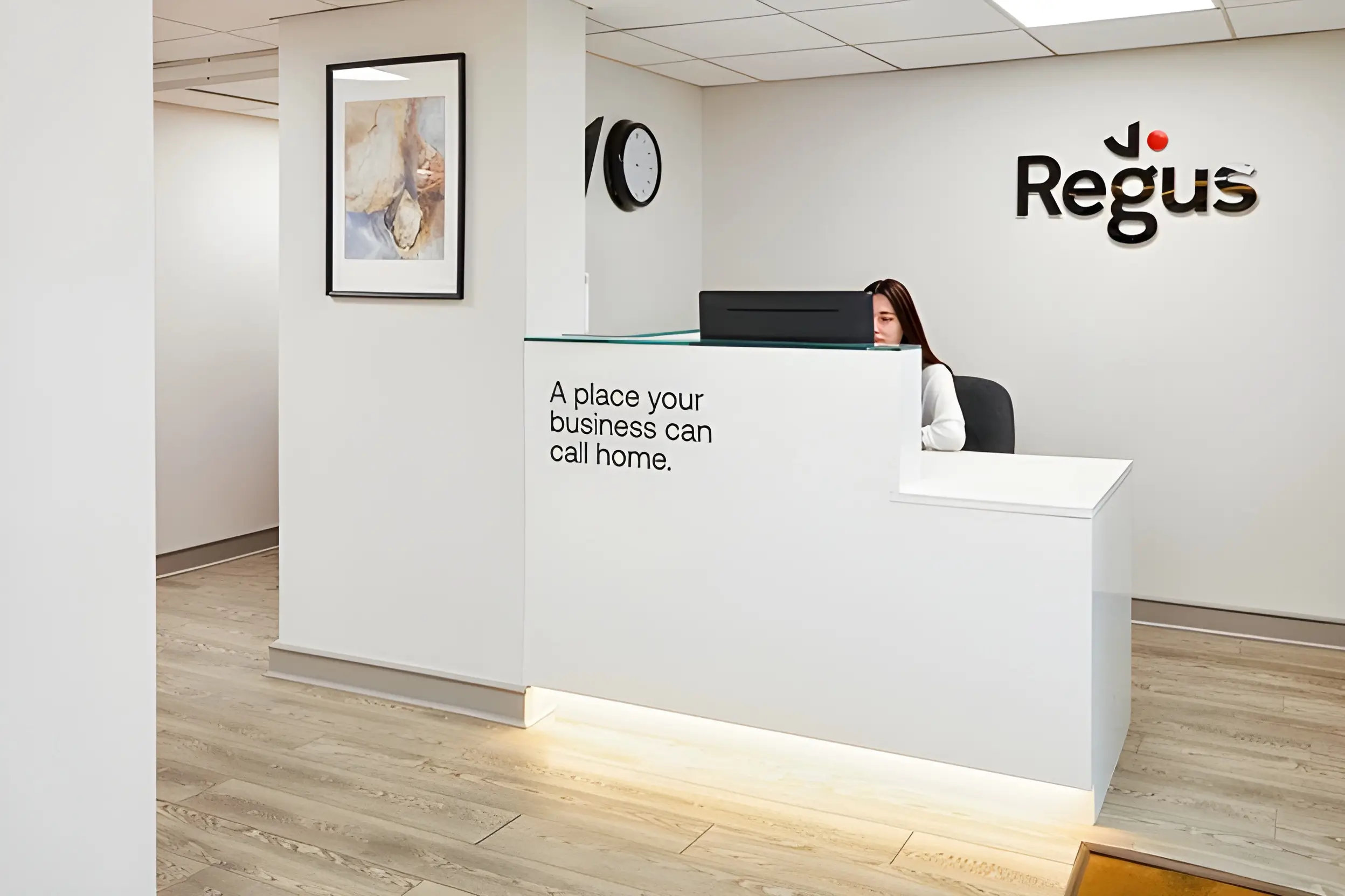 Office reception of Regus in London