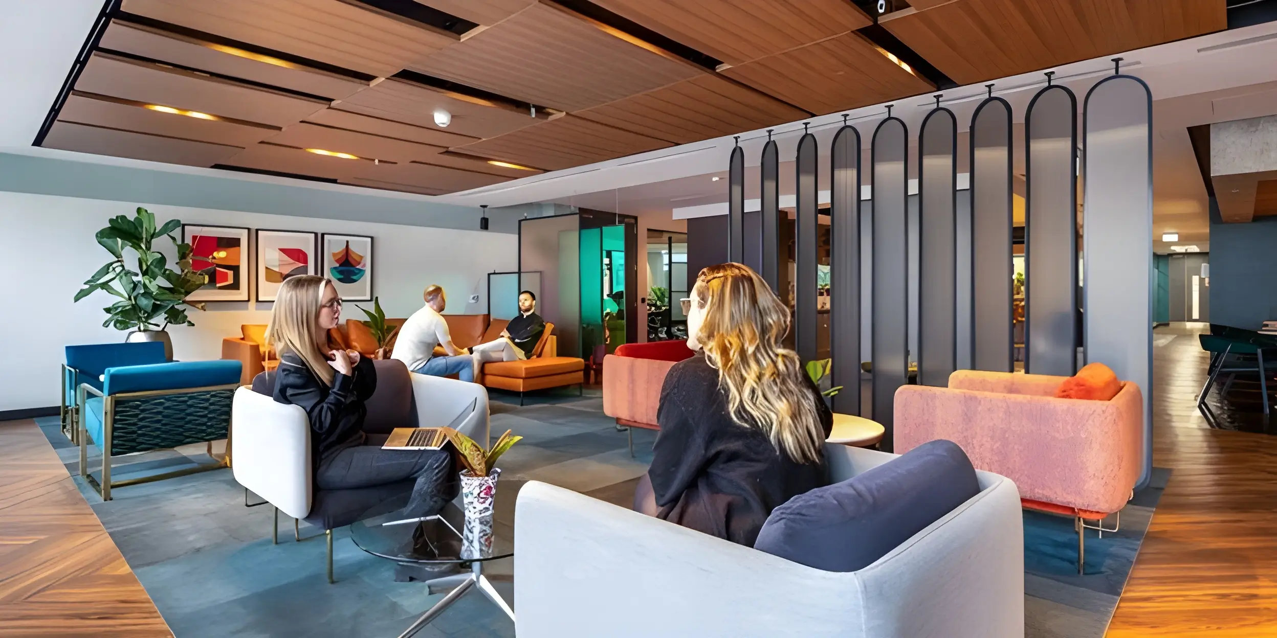 Interior of Landmark office spaces in Manchester