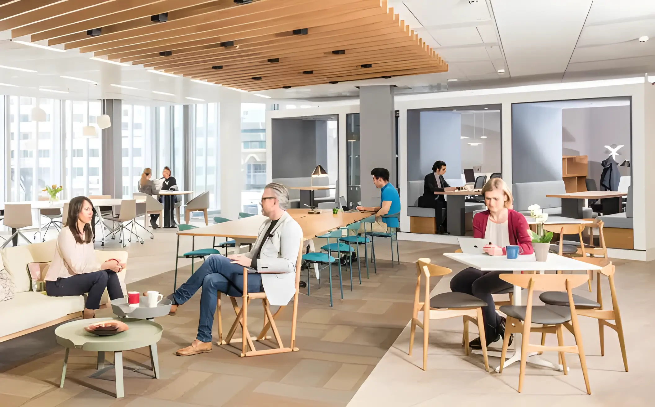 Interior of Regus office spaces in Manchester