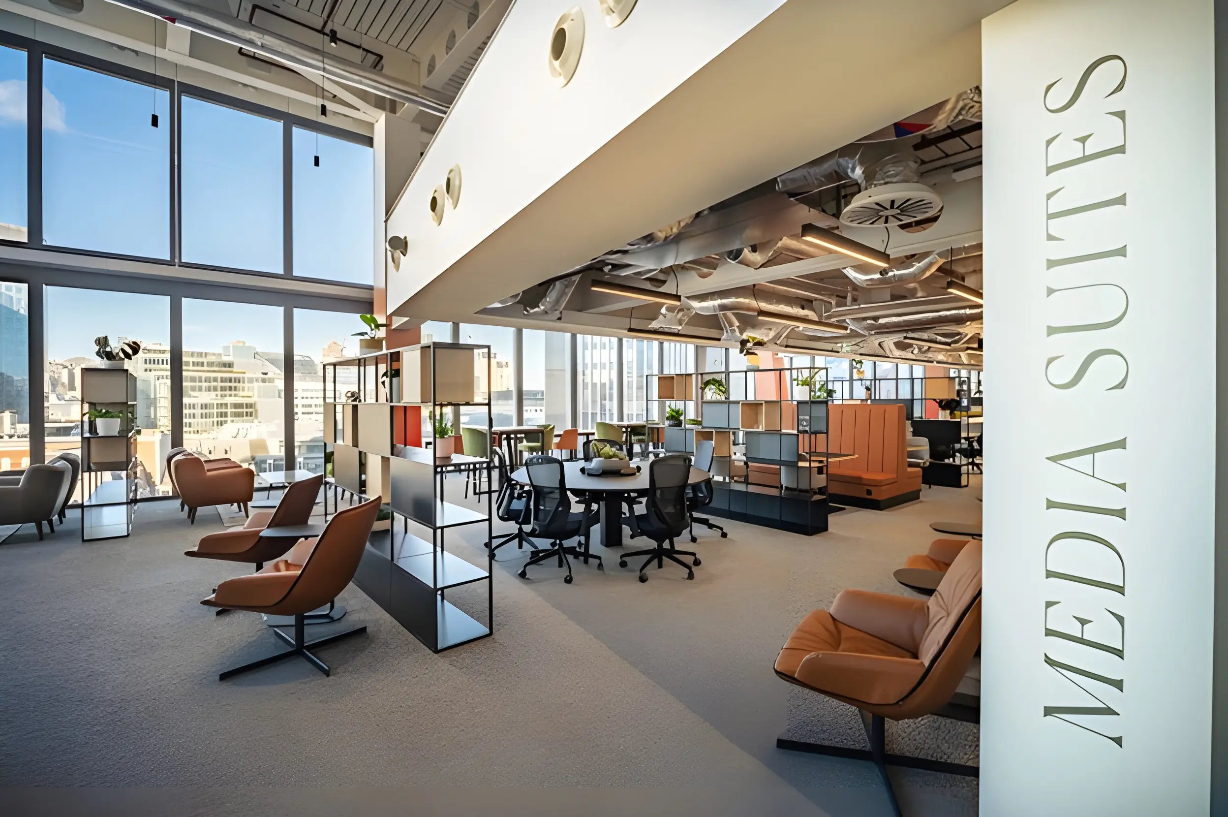 Interior of NewFlex office spaces in Manchester