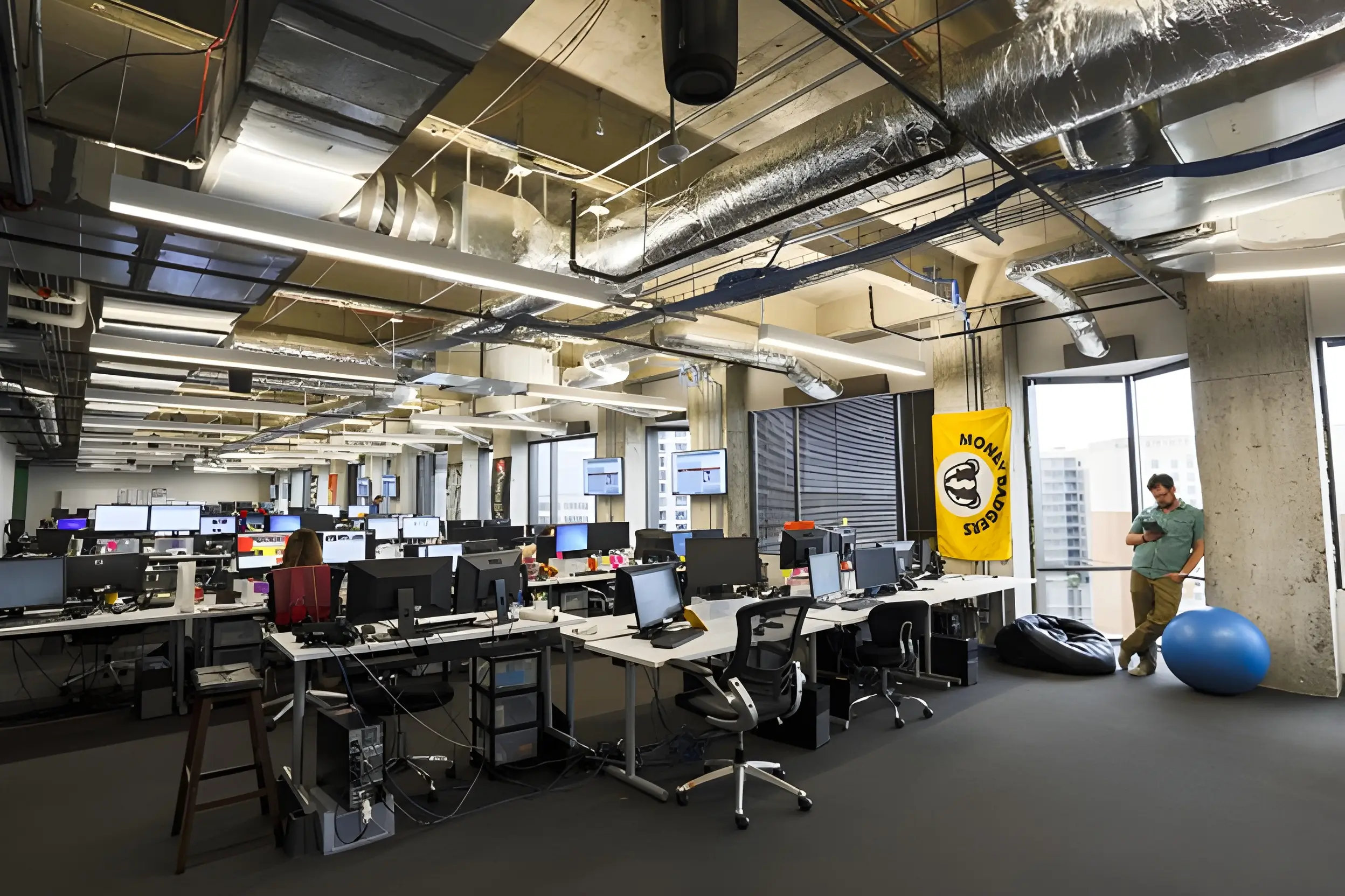 Interior of Grade A Alternative office spaces in Manchester