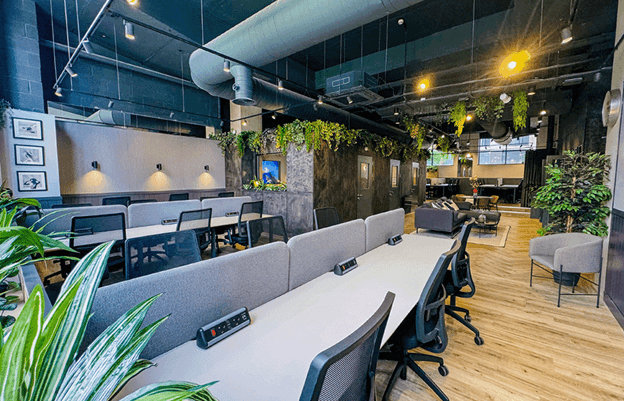 Interior of Colony Cowork office spaces in Manchester