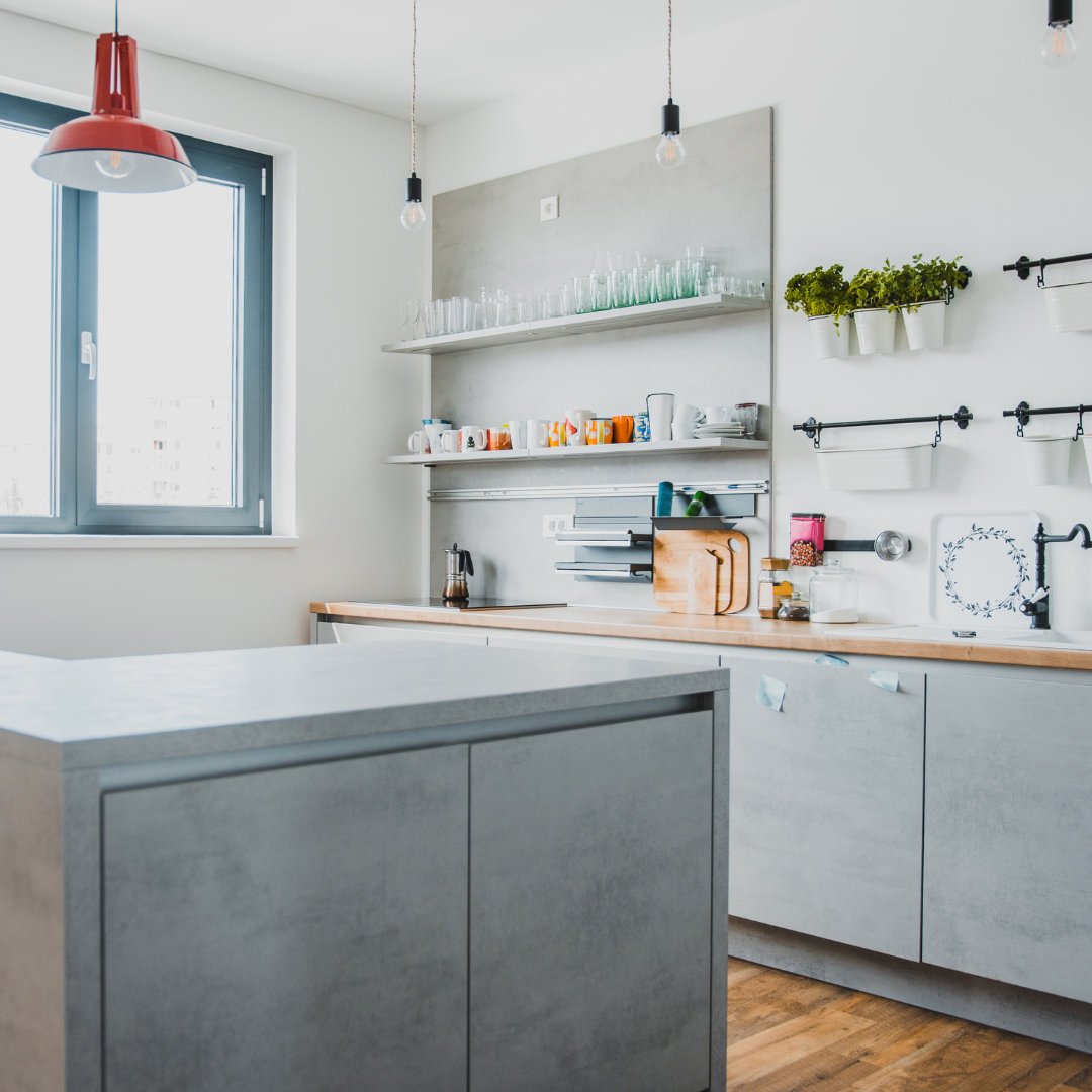 kitchen in a coworking space