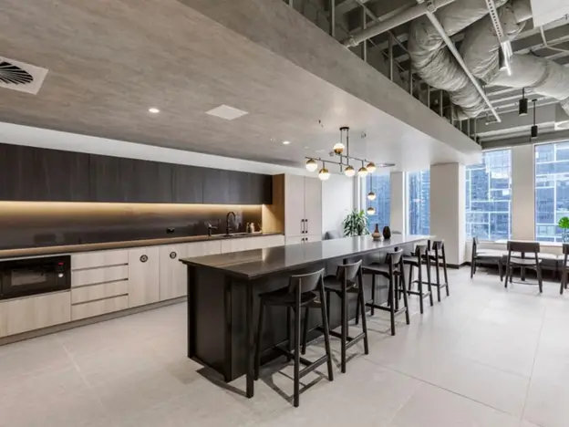 kitchen at tank stream labs 440 collins street