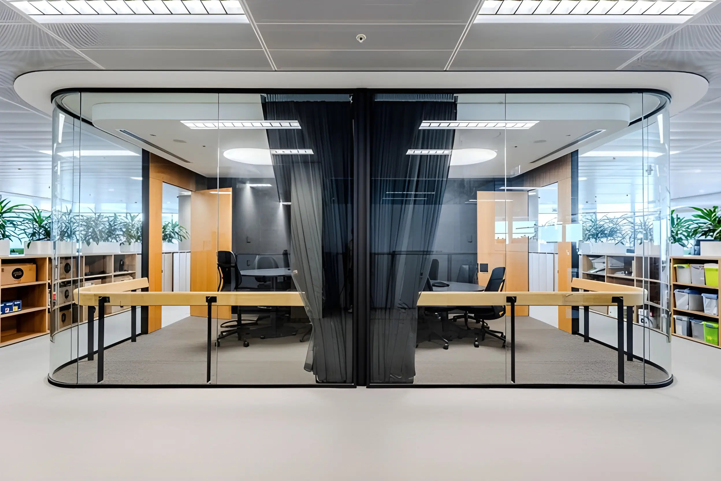 Private areas for networking and workshops at Tank Stream Labs