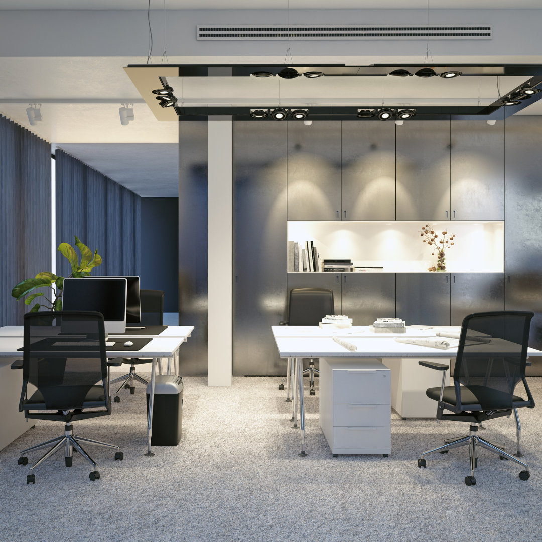 Modern office spaces were born from the collision of innovation and technology.