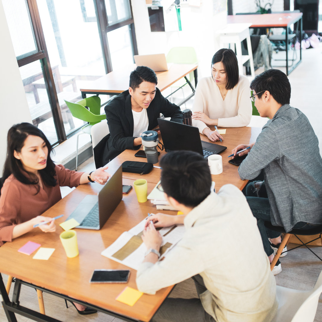 workers in coworking spaces singapore