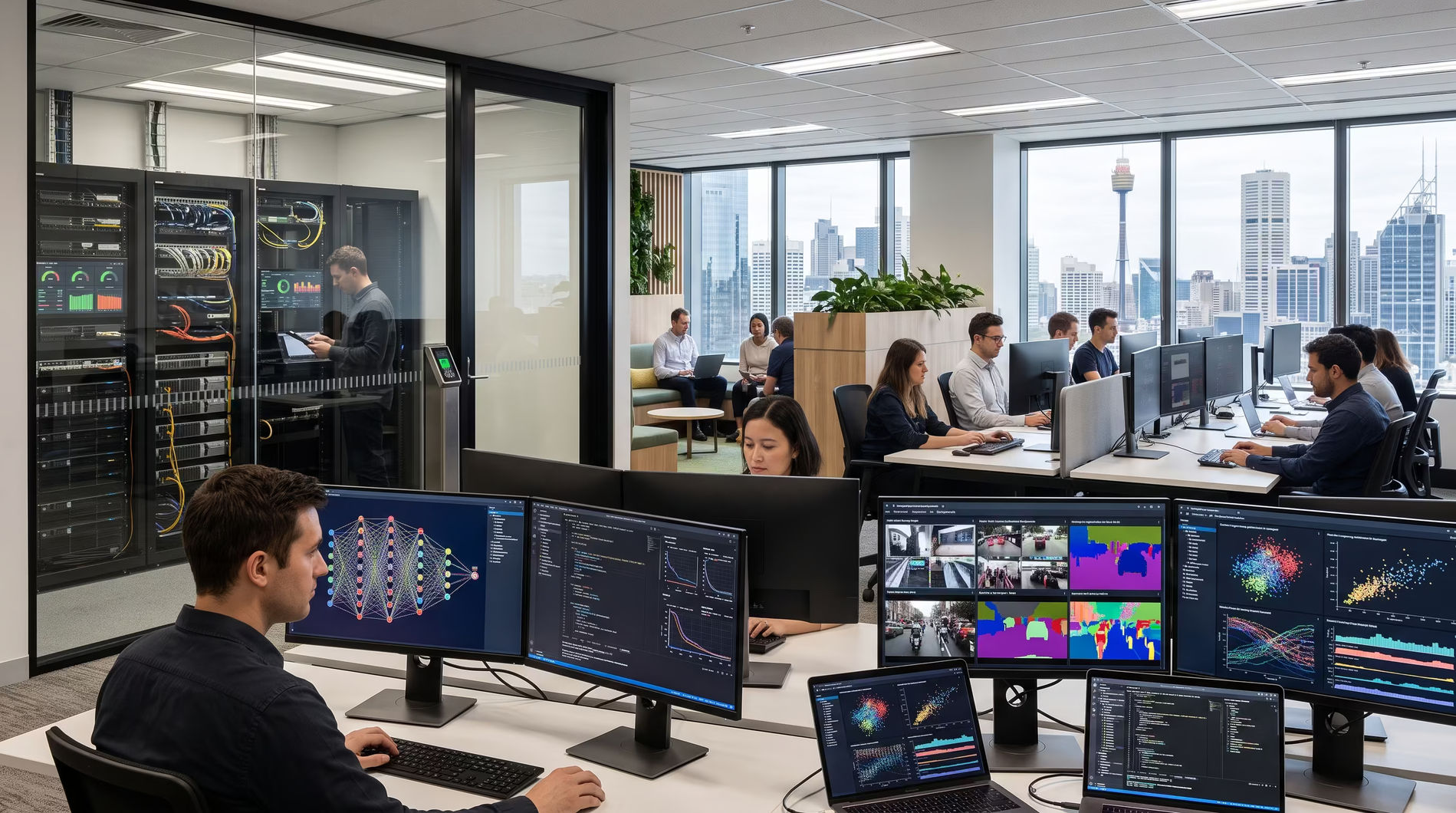 AI office demand Australia