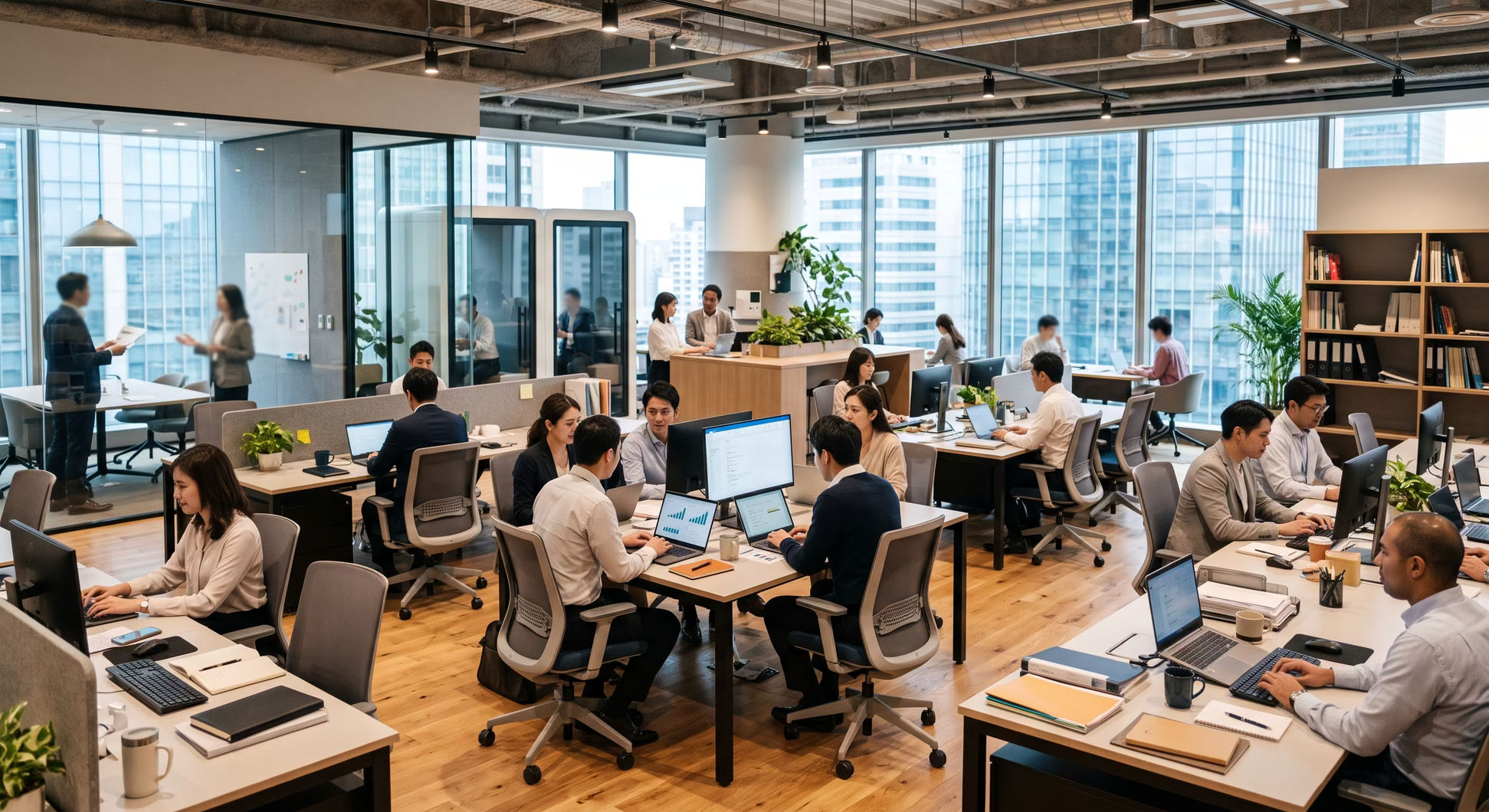 serviced office vs managed office