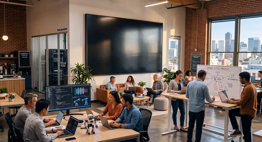 Why AI and Smart Tech Startups Choose Coworking Spaces over Traditional Leases