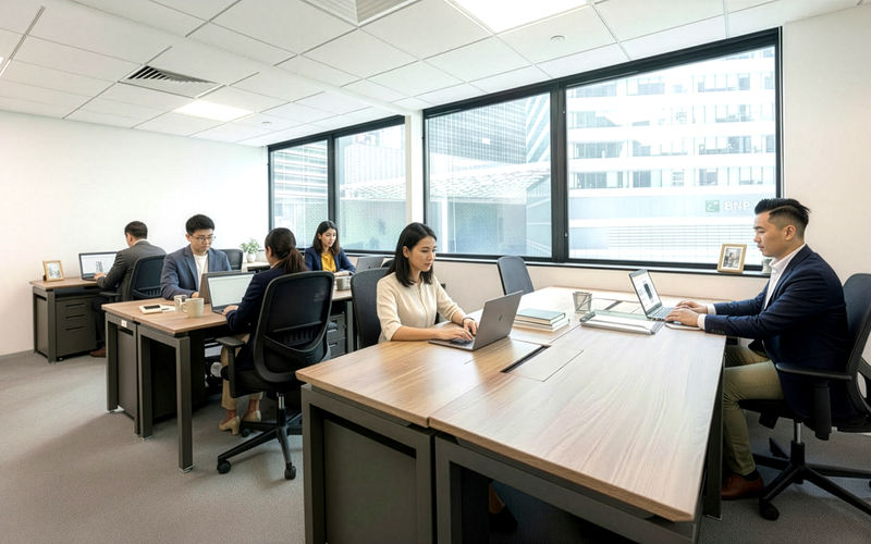 9 Raffles Place Level 4-7 Republic Plaza, Singapore, 55 DESKS 9 Raffles Place Level 4-7 Republic Plaza, Singapore Image 1