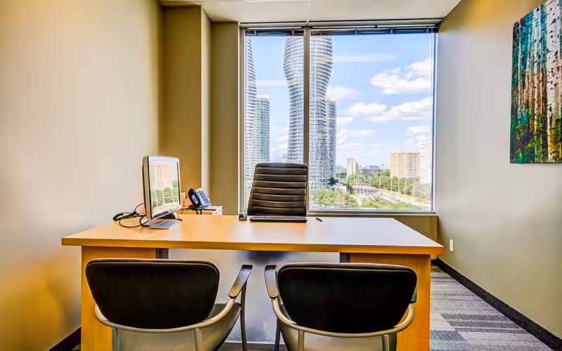 77 City Centre Drive East Tower, Mississauga, 2 DESKS 77 City Centre Drive East Tower, Mississauga image 1