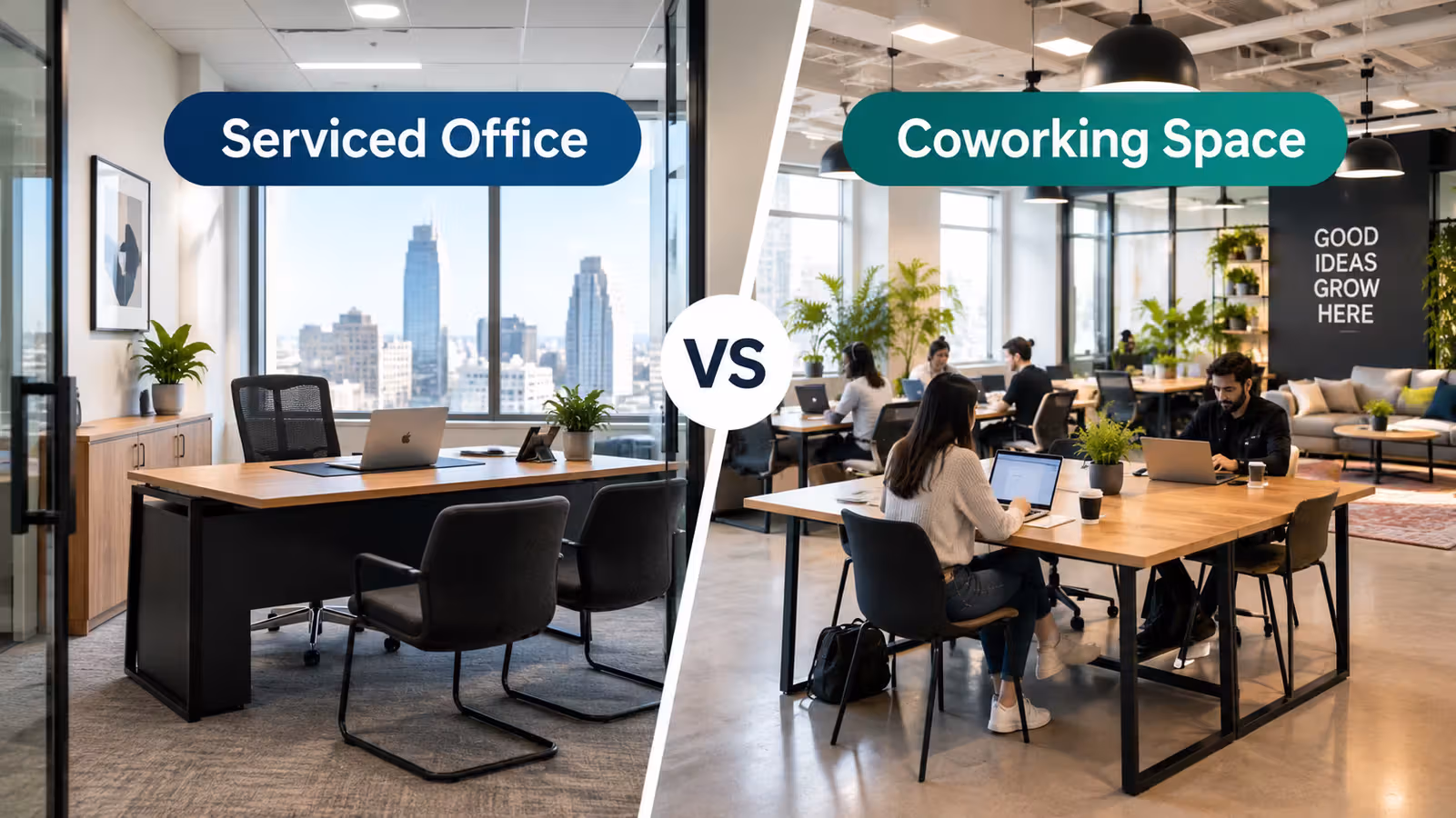 Serviced Office vs Coworking Space: How to Choose the Right Option