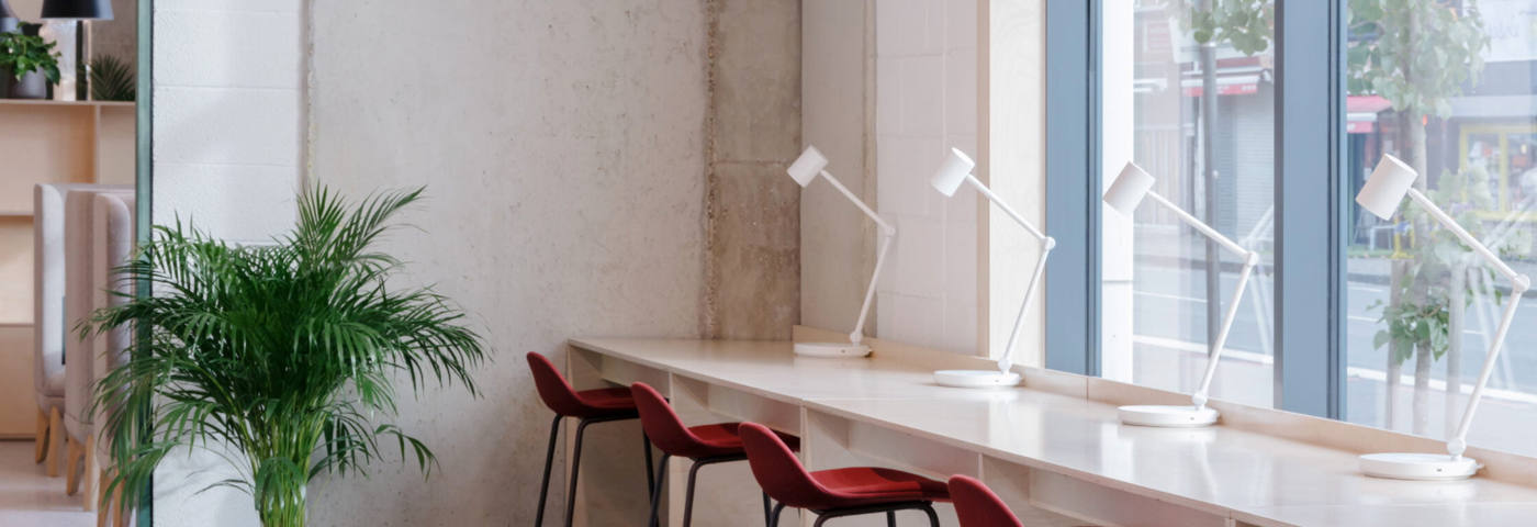 Work + Play workspace