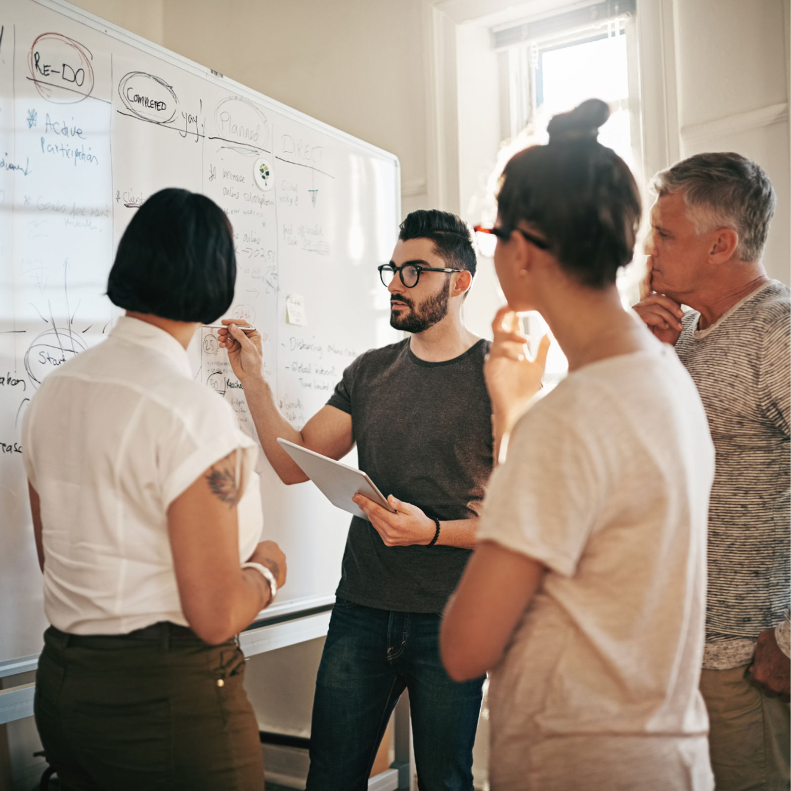 discussing coworking market