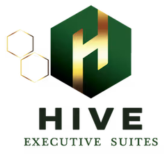 THE HIVE EXECUTIVE SUITES logo