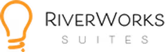 Riverworks Suites logo