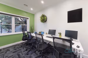 3 Person Coworking Desk