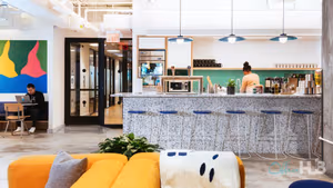 3 Person Coworking Desk