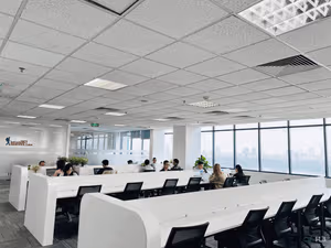 3 Person Coworking Desk