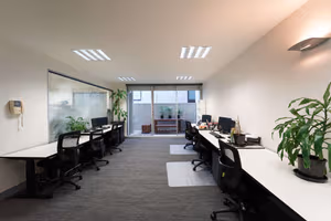 3 Person Coworking Desk