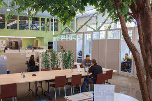 3 Person Coworking Desk