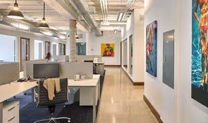 4 Person Coworking Desk