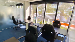 3 Person Coworking Desk