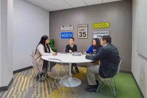 4 Person Coworking Desk
