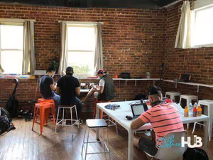 3 Person Coworking Desk