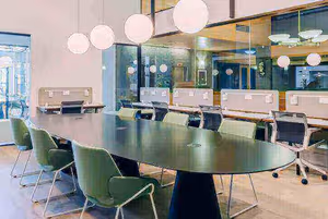 5 Person Coworking Desk