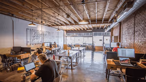 5 Person Coworking Desk