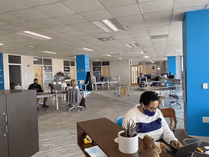 3 Person Coworking Desk