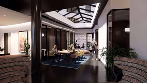 1 Person Coworking Desk