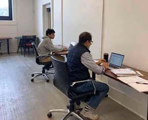 2 Person Coworking Desk