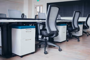 3 Person Coworking Desk