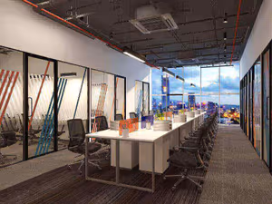 1 Person Coworking Desk