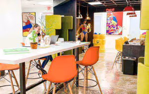 1 Person Coworking Desk