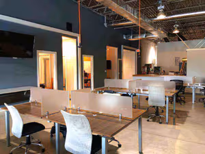 3 Person Coworking Desk