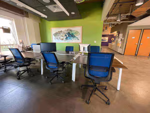 5 Person Coworking Desk