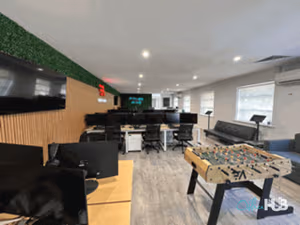 3 Person Coworking Desk