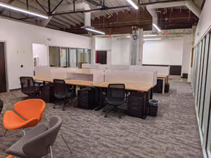 3 Person Coworking Desk