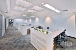3 Person Coworking Desk