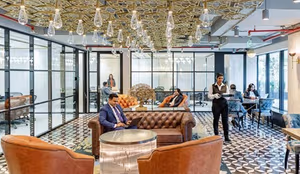 3 Person Coworking Desk