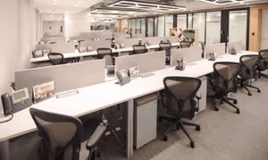 3 Person Coworking Desk