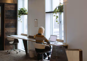 1 Person Coworking Desk