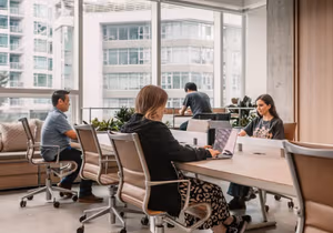 5 Person Coworking Desk